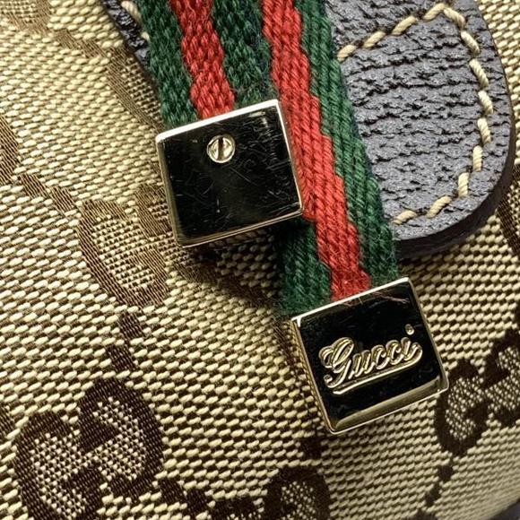 Gucci GG Canvas Bowling Shoulder Bag Brown - Picture 6 of 9